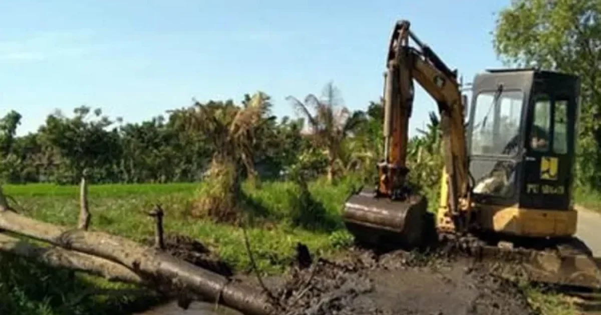 Ilustrasi photo normalisasi parit