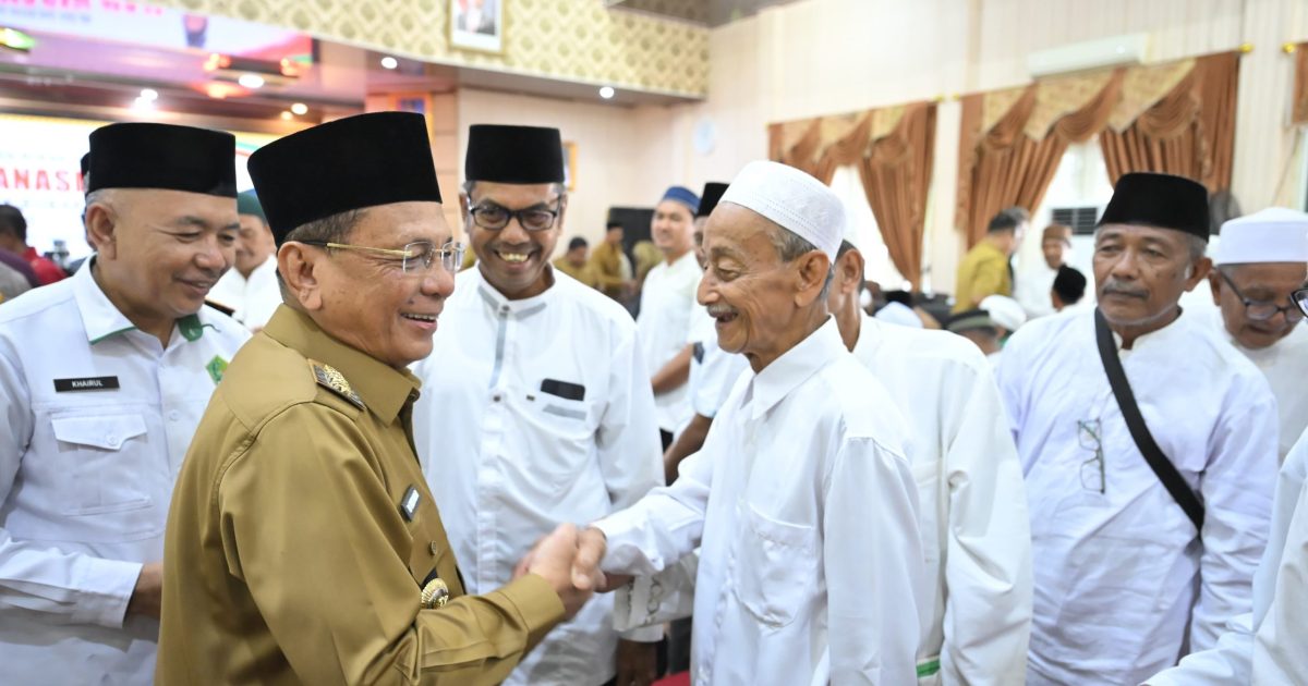 Pembukaan bimbingan manasik haji tingkat Kabupaten Rokan Hilir. (Poto/ist).