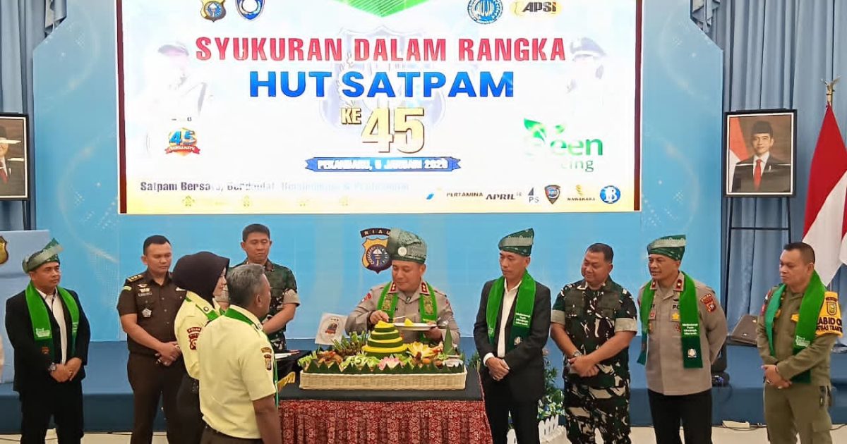 Kapolda Riau, Irjen Hery Heryawan dalam sambutannya mengucapkan selamat kepada seluruh personil Satpam dimanapun berada.(photo/ist)
