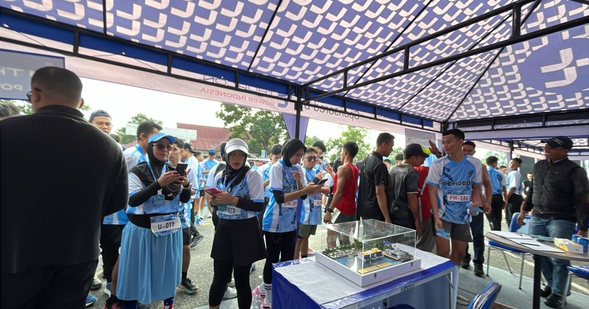 peserta Pemoeda Fun Run antusias kunjungi stand Thorcon (photo/ist)