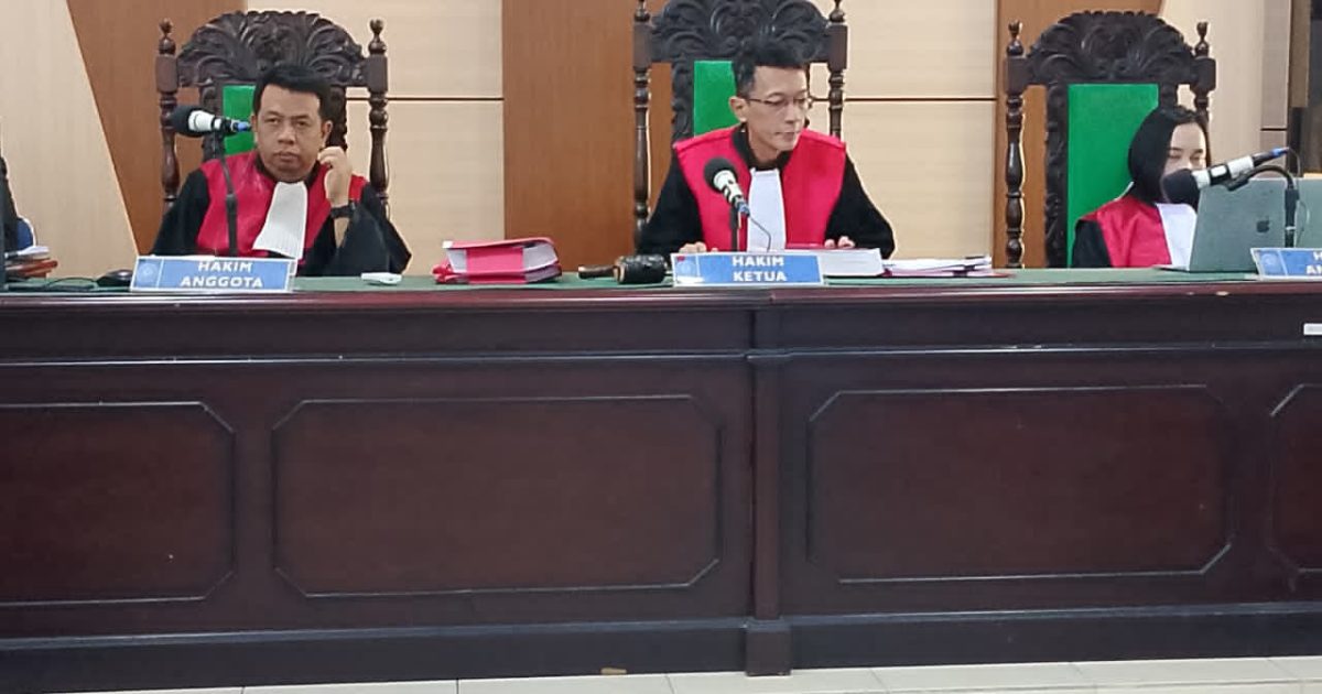 Persidangan lanjutan perkara dr Ratna di Ruang Tirta *Pengadilan Negeri Pangkalpinang (photo/ist)