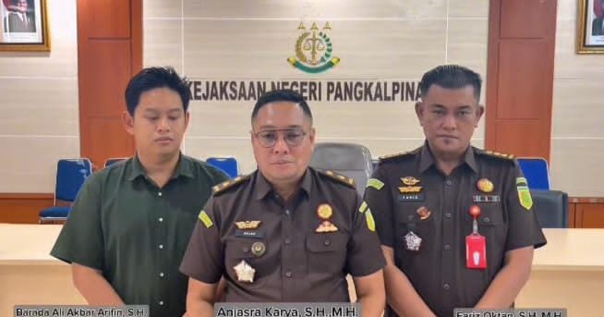 Caption : Anjasra Karya (Kasi Intel Kejari Pangkalpinang) (photo/ist )