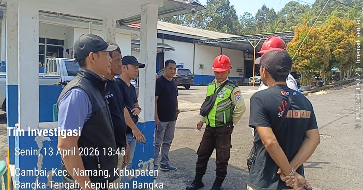 Tim awak media yang mendatangi langsung gudang GBT Cambai (photo/ist)