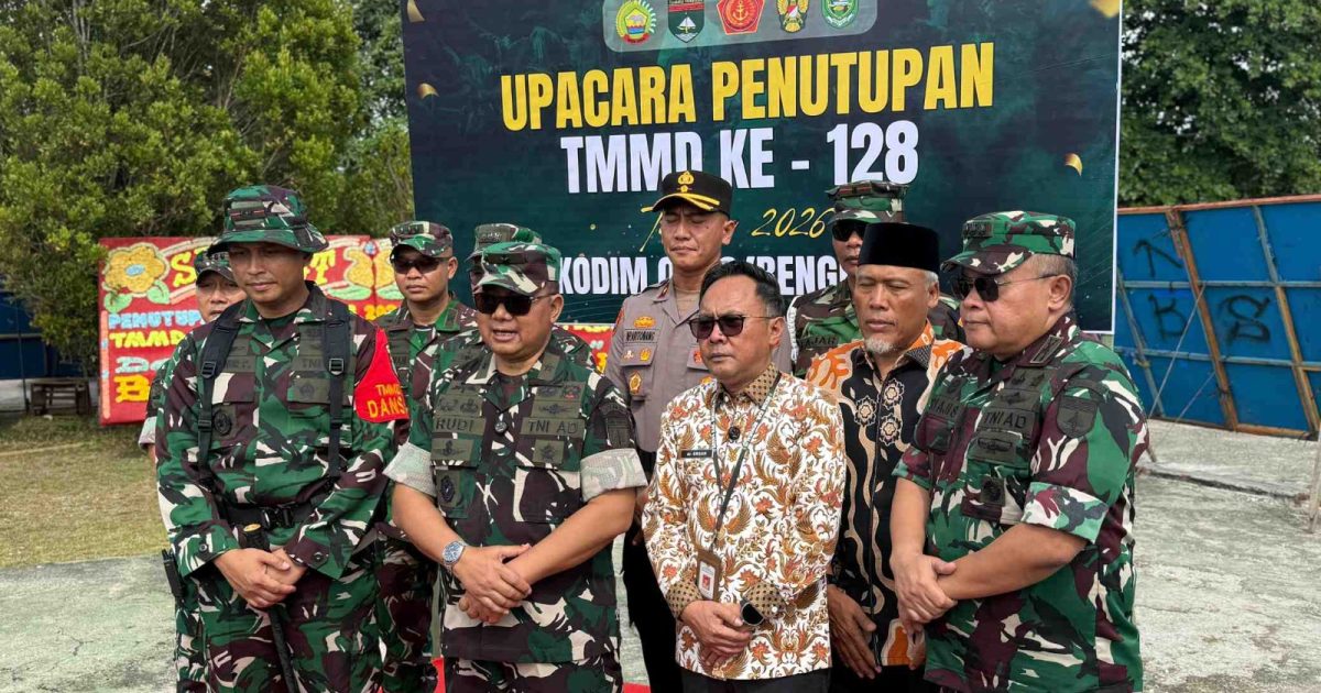 Saat Penutupan kegiatan tersebut dihadiri Sekretaris Daerah Kabupaten Bengkalis dr. Ersan Saputra mewakili Bupati Bengkalis dan dipimpin langsung Kepala Staf Kodam XIX Tuanku Tambusai Brigjen TNI Rudi Hermawan.(poto/ist)