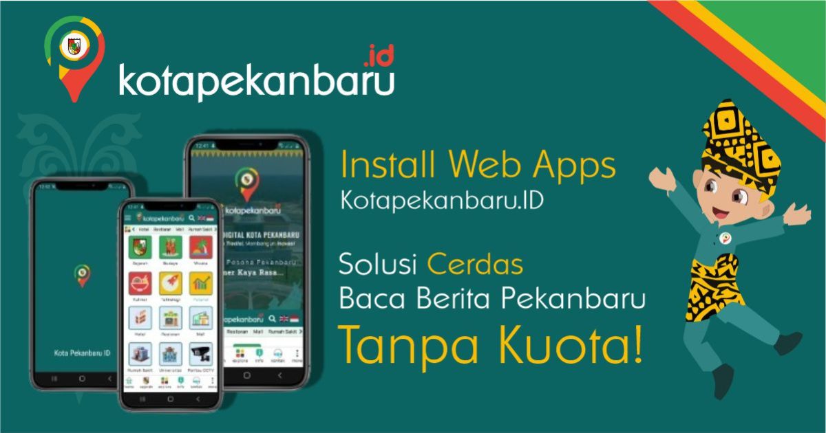 Install Web App Kotapekanbaru.ID Baca Berita Pekanbaru Gratis Tanpa Kuota!