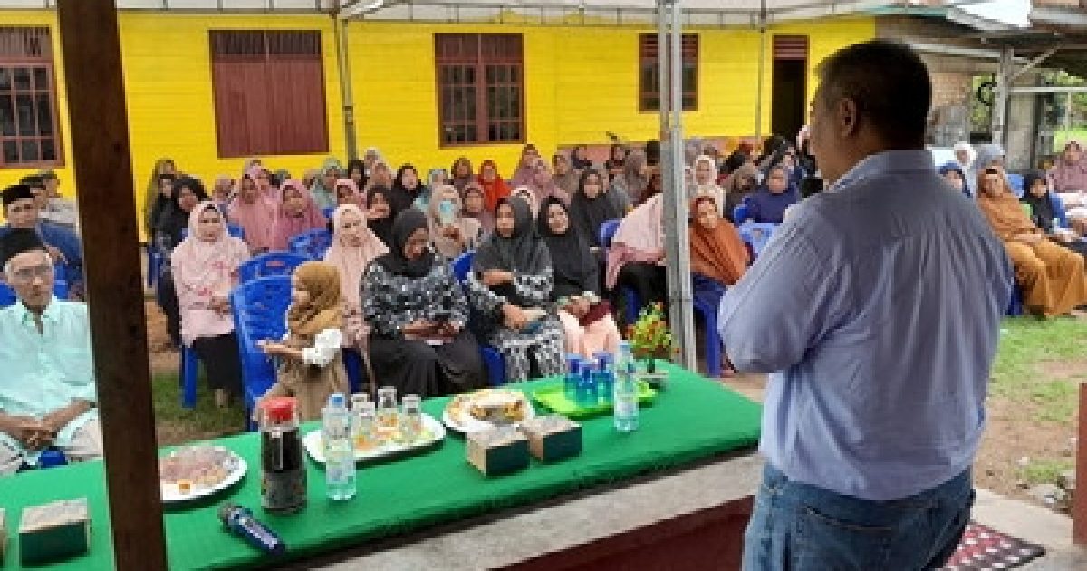 Lokasi reses Anggota DPRD Kabupaten Bengkalis, H. Muhammad Rafee yang dikunjungi antara lain Desa Lubuk Muda, Desa Pangkalan Jambi, Desa Dompas, Desa Api-Api, dua titik di Desa Tenggayun, serta Desa Sungai Selari dan Batang Duku. Dari tanggal 21 hingga 23 April 2025 di 8 titik berbeda, (Poto/ist).